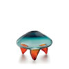 Abisso - bowl - Verde Pavone / Arancio