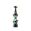 Dame - medium - Black / Peacock Green / Yellow