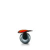 Nereidi - small - Red / Steel Gray