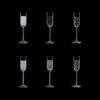 Grappa set da 6 - Trasparente, Assortiti