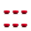 Barena coppetta set da 6 intreccio - Rosso