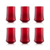 Barena tall drink set da 6 intreccio - Rosso